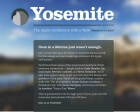 Yosemite Conference Next Spring